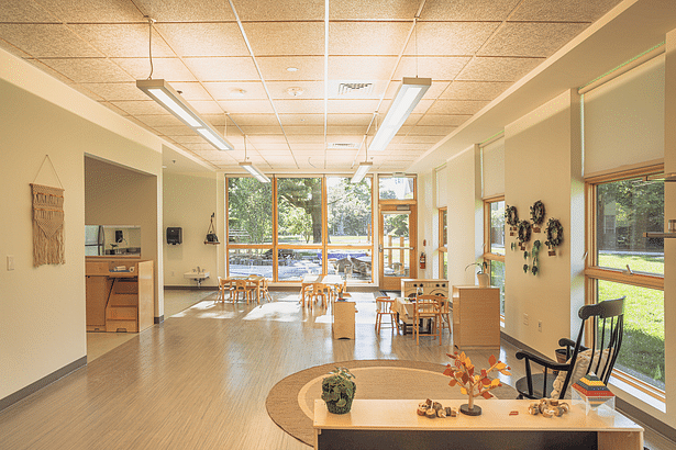 Interior of one of the two Classrooms at the Little School