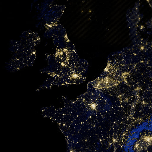 Satellite image of the United Kingdom. Image via NASA Earth Observatory/flickr.