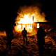 Burning house in Manitoba via Shannon