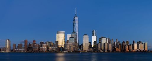 Lower Manhattan, from Jersey City (2014). (Wikipedia)