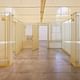 Do Ho Suh, Apartment A, Unit 2, Corridor and Staircase, 348 West 22nd Street, New York, NY 10011, USA (detail), 2011-2014, Polyester fabric and stainless steel tubes, Apartment A, 271 2/3 x 169 3/10 x 96 7/16 in. Unit 2, 422 7/16 x 228 1/3 x 96 1/16 in. Corridor and Staircase, 488 3/16 x 66 1/8 x 96 7/16 in., © Do Ho Suh, Installation view, Museum of Contemporary Art San Diego, 2016. Photo: Pablo Mason.