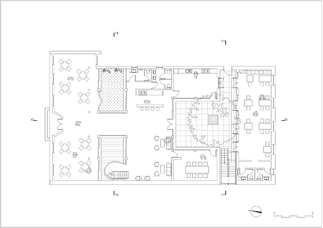 Hutong Bubble 218 - First Floor Plan. Image courtesy of MAD Architects.