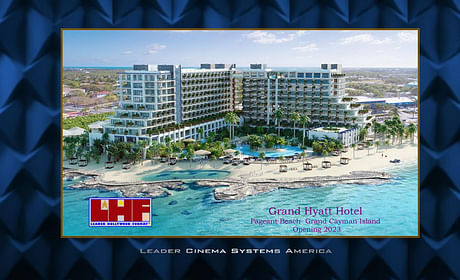 Meta Luxury Cinema for Grand Hyatt Hotel Pageant Beach Grand Cayman Island, delayed completion 2023