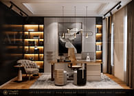 Elegant home office interior