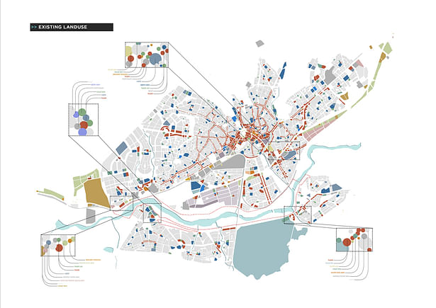 007 – SCHEMES | EXISTING LANDUSE - Image Courtesy of ONZ Architects & MDesign