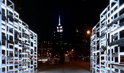 INABA's Flatiron Plaza installation adds a frame to NYC landmarks