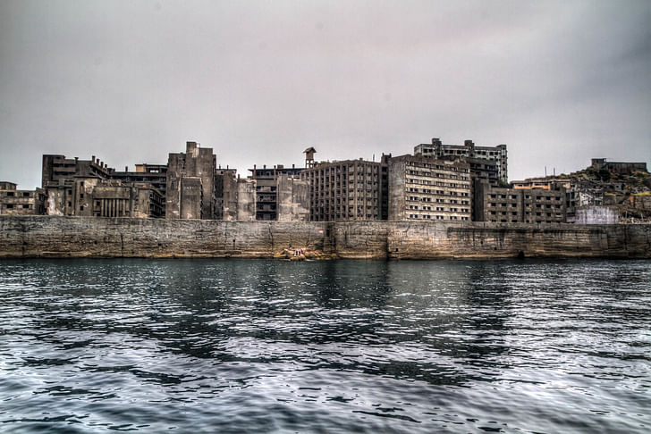 Hashima Island, Japan. Image credit: Flickr user Ronald Woan licensed under CC BY-NC 2.0