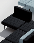 BIG's first couch is a kit of parts inspired by the video game Minecraft