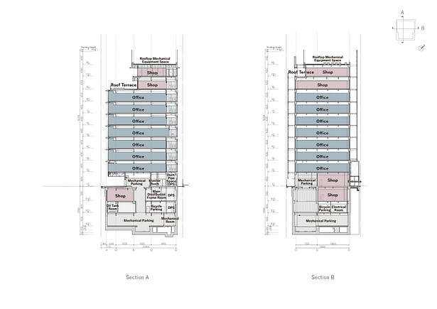 Sections A & B Image Credit: Nikken Sekkei Ltd