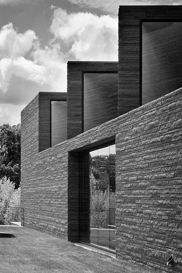 Lakewood Cemetery Garden Mausoleum East exterior detail: skylights photo: © Pete Seiger