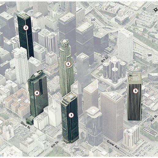 L.A.'s tallest buildings (Graphic by the Los Angeles Times)