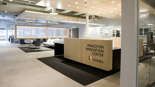 Princeton Innovation Center Biolabs. Courtesy Gensler