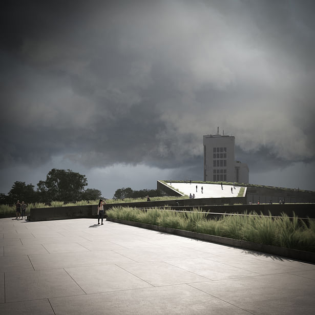 View of Rooftop Plaza