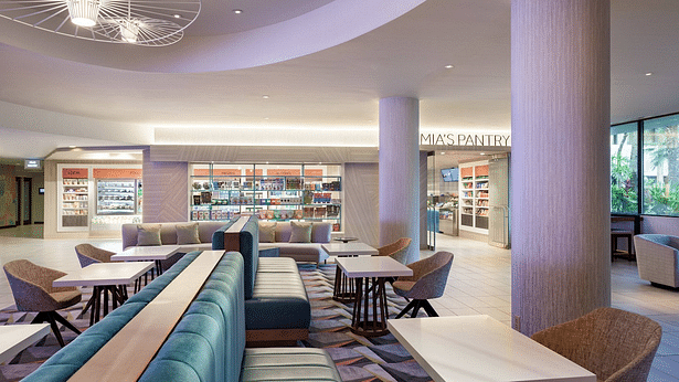 MIA’s Pantry at Miami Airport Marriott by CORE architecture + design 