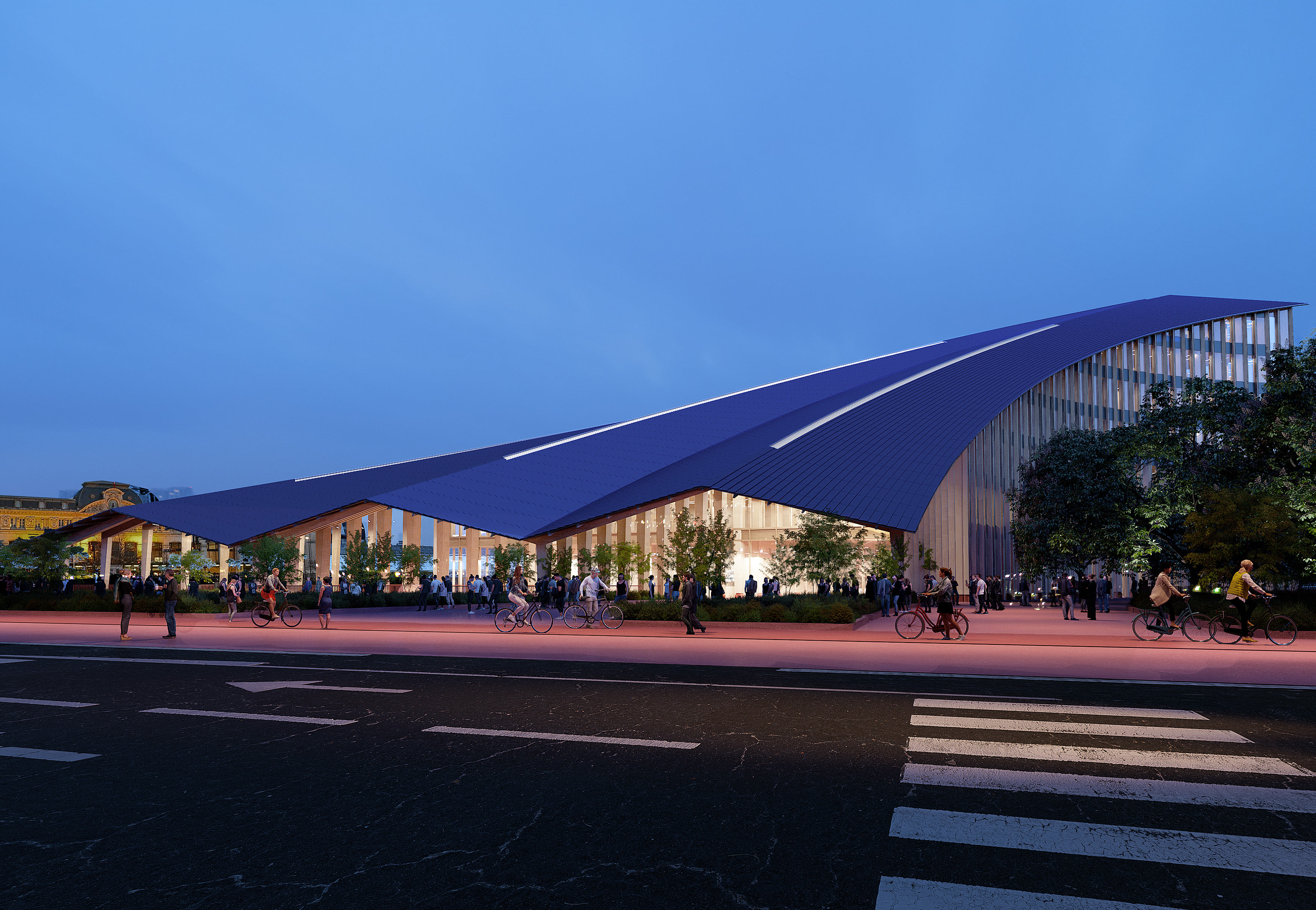BIG unveils mass timber transit hub design for Toulouse | News | Archinect