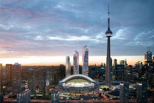 Pelli Clarke Pelli and developers Oxford Properties Group will reshape Toronto's skyline. Image courtesy of Oxford Properties.