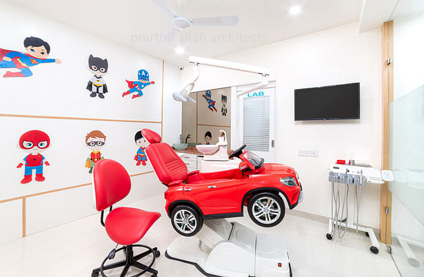 Dental Clinic Pedodontic Design Dental clinic paedodontic design idea was to design a pediatric dental clinic with soothing yet playful ambiance. This clinic provides highly specialized treatment in Kids Dentistry, Orthodontic (Braces), Dental Implants and Smile Designing. #dentalclinicdesign #Pedodontist #PediatricDentistry #Dentistry #childdentist #smiledesign #dentalhospital