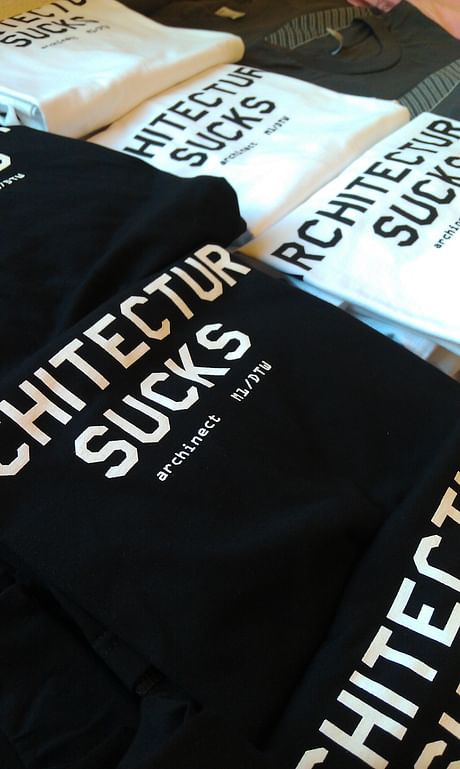 The new delivery of Archinect t-shirts is now neatly folded and waiting to find a new home at http://shop.archinect.com.