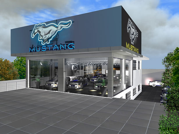 Desing & construction MUSTANG - car show store : Peania- Athens - Greece by http://www.facebook.com/WORKS.C.D