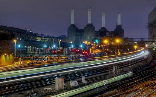 When urbanism reaches a particular pitch of intensity; view towards Battersea power station, London. Photo by JH Images/Getty, via Aeon Magazine