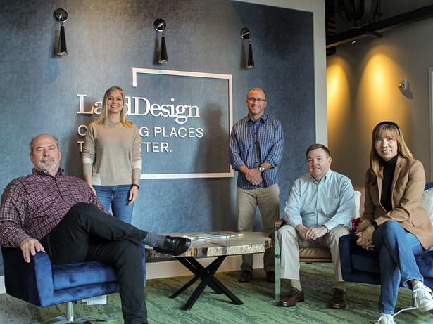 LandDesign's leadership team in Washington, D.C. The firm now totals 200-plus nationally. (Courtesy LandDesign)