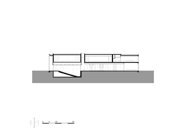 Section AA. Image courtesy of KAAN Architecten.