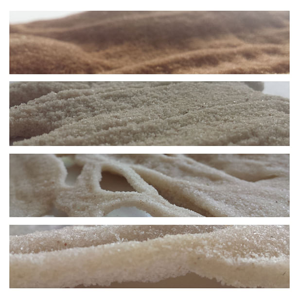 Sand Models Experiments for Roofscape 