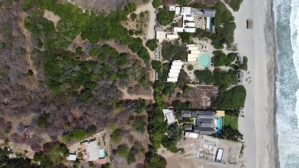 Site located behind Alberto Kalach's Casona Sforza, Puerto Escondido, Oaxaca, Mexico 