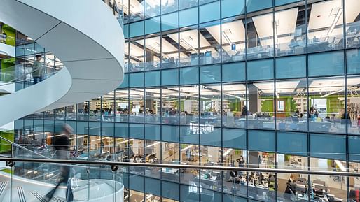 The Interdisciplinary Science and Engineering Complex at Northeastern University by Payette. Photo: Warren Jagger Photography. Image courtesy AIA.