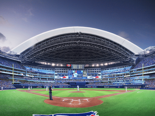 View of home plate. Image render courtesy of Populous.