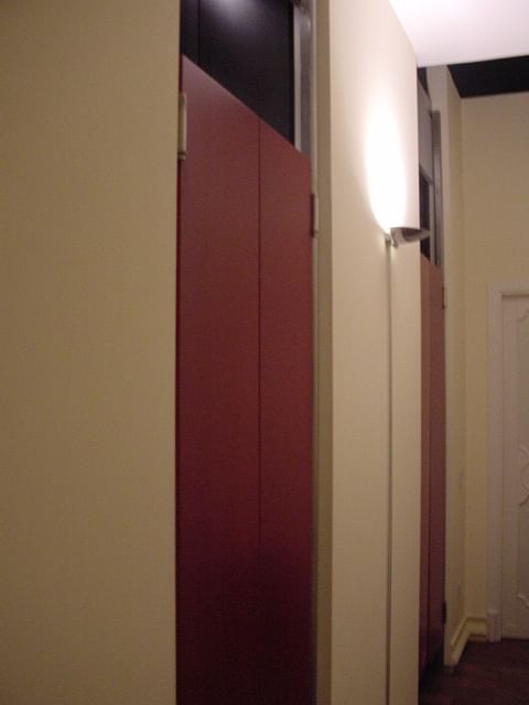 Doors of the dressing rooms
