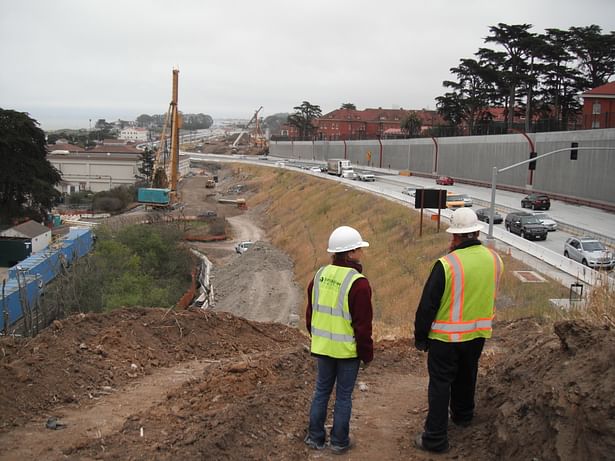 Presidio Parkway Under Construction
