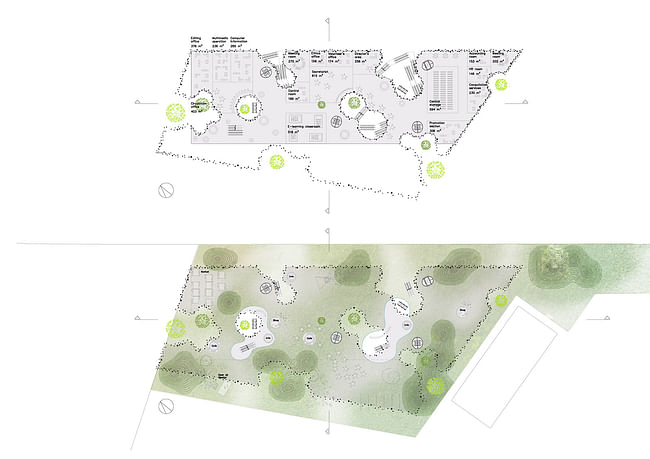 Plans (Image courtesy of Oxo architects + Nicolas Laisné architecte urbaniste)