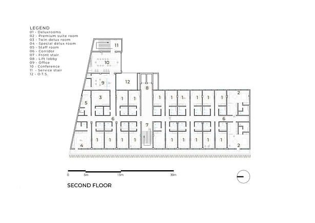 Second Floor Plan Graphical Illustration - Janhvi Mishra