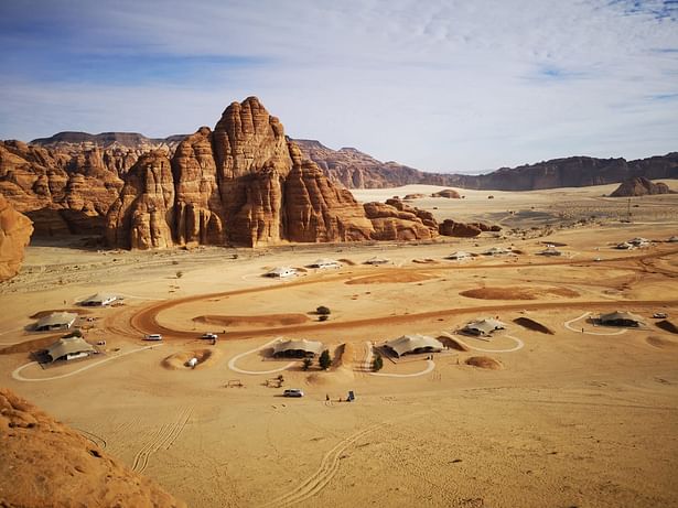 Saudi Arabia, Al-ULA, desert camp