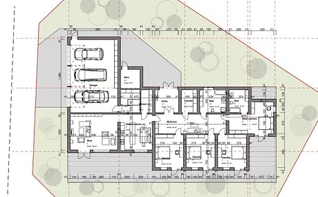 Floor plan for house in Denmark
