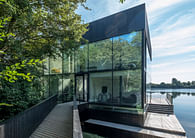 Glass Villa on the lake