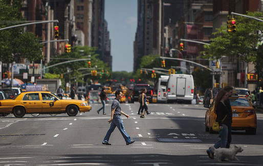 Crosswalk in Manhattan. Image © Michael Tapp
