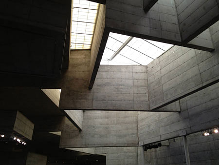 View of the atrium skylights. (Photo: Mary Brown, DOCOMOMO US/NOCA; via docomomo-us.org)
