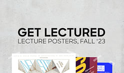 The most popular Fall '23 architecture school lecture poster is...