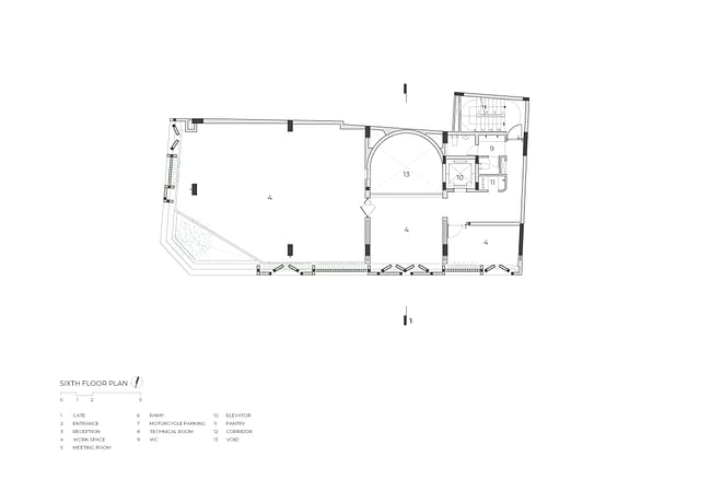 6th floor plan. Image credit: Tropical Space