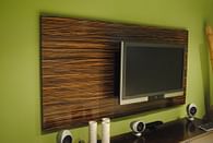 Ebony Tv wall