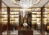 Exquisite Interiors for Dressing Room by Antonovich Group