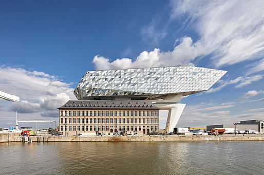 ​Overall Winner and Refurbishment category winner: Zaha Hadid Architects, Port House, Antwerp, Belgium. Photo: Hufton+Crow.