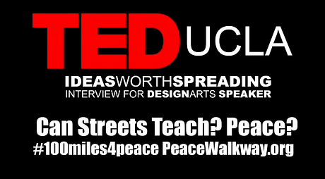 #100miles4peace Worlds largest peace walkway monument project underway! Can streets teach peace? http://peacewalkway.org 