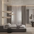 Modern Minimalist Bedroom Interior Design by Antonovich Group