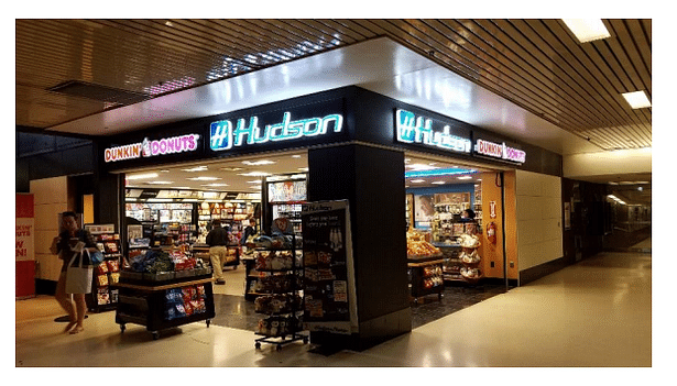Combination Hudson with Dunkin Donuts at the Port Authority Bus Terminal in NYC