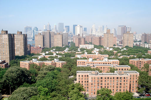 View of the Mayor Fiorello H. LaGuardia Houses in New York City. Image courtesy of Wikimedia user Wikiwiki718.