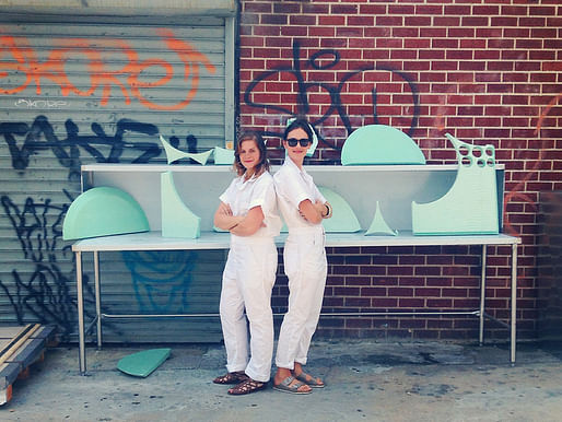 Designers Elisa Werbler and Lucy Knops established The Foam Agency as part of their summer residency at the Makeshift Society's newest location in Brooklyn, NY. Photo courtesy of The Foam Agency 