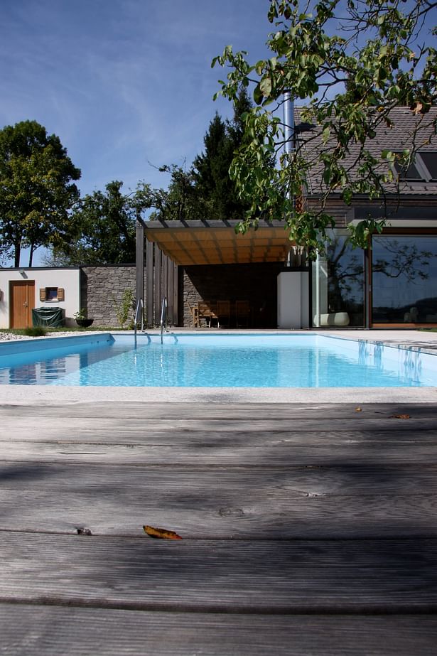 House A, pool & terrace